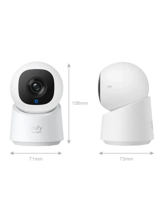 EUFY Cámara Eufy by Anker - 2K (1080P) - 1/2.7″ Progressive Scan CMOS
