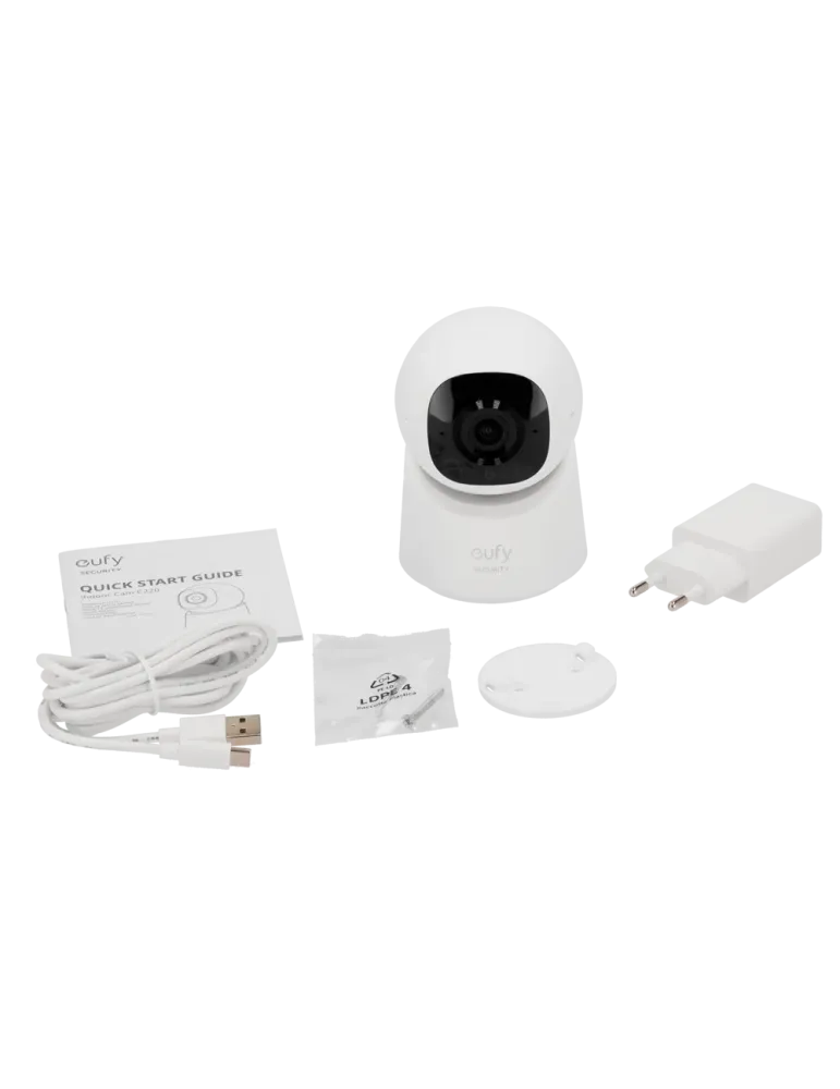 EUFY Cámara Eufy by Anker - 2K (1080P) - 1/2.7″ Progressive Scan CMOS