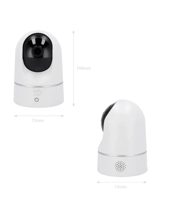 EUFY Cámara Eufy by Anker - 2K (1080P) - 1/2.7″ Progressive Scan CMOS
