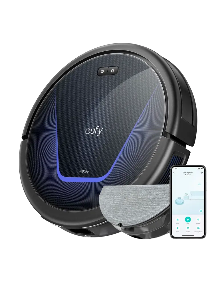EUFY Robot Aspirador Eufy by Anker - Potencia máxima de 4000 Pa - Capa