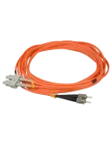 MARCA BLANCA Cable de fibra - Dúplex - Multimodo - Conector SC a ST -