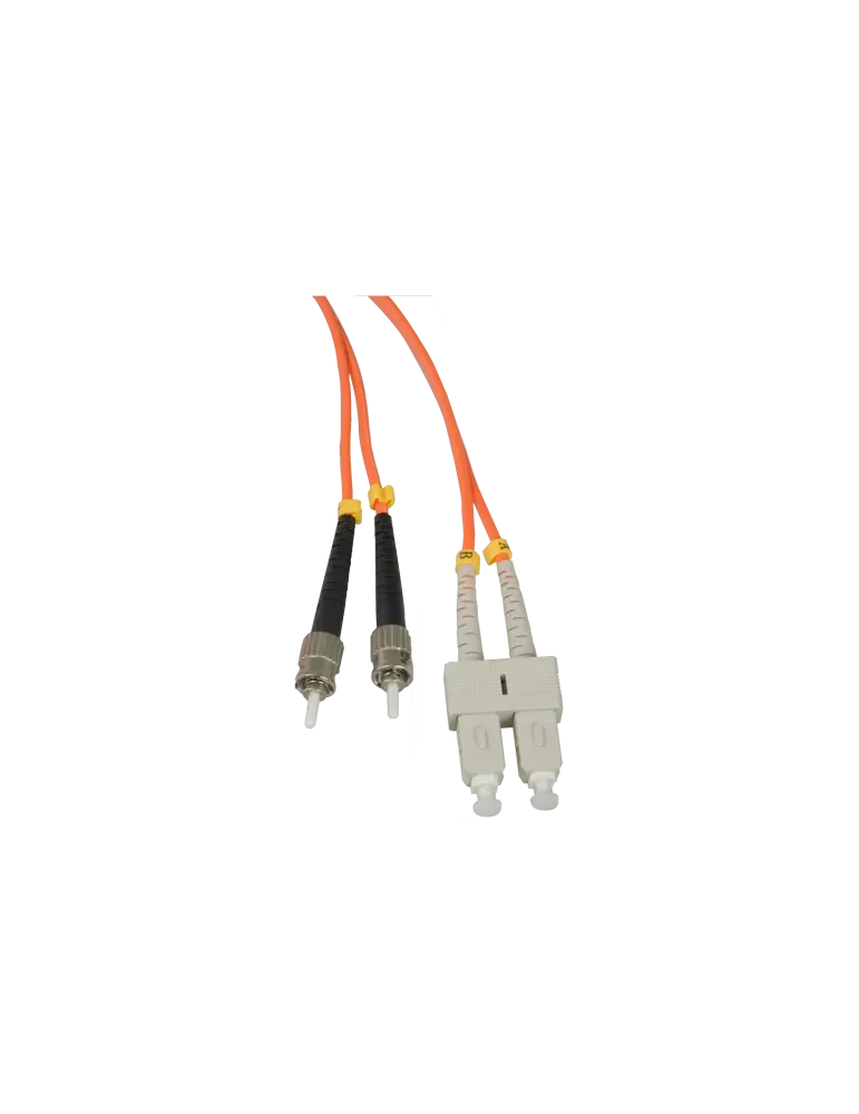 MARCA BLANCA Cable de fibra - Dúplex - Multimodo - Conector SC a ST -