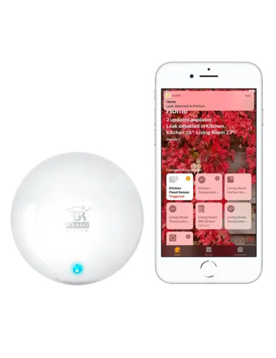 FIBARO Detector de inundación - Inalámbrico / Bluetooth - Compatible c