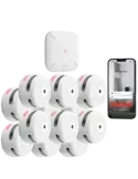 X-SENSE Kit de detección de incendio autónomo X-Sense - Inlcuye 12 det