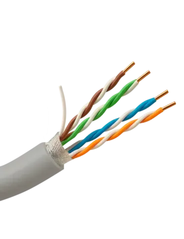 SAFIRE Cable FTP - Categoría 5E - Rollo de 305 metros - Cubierta color