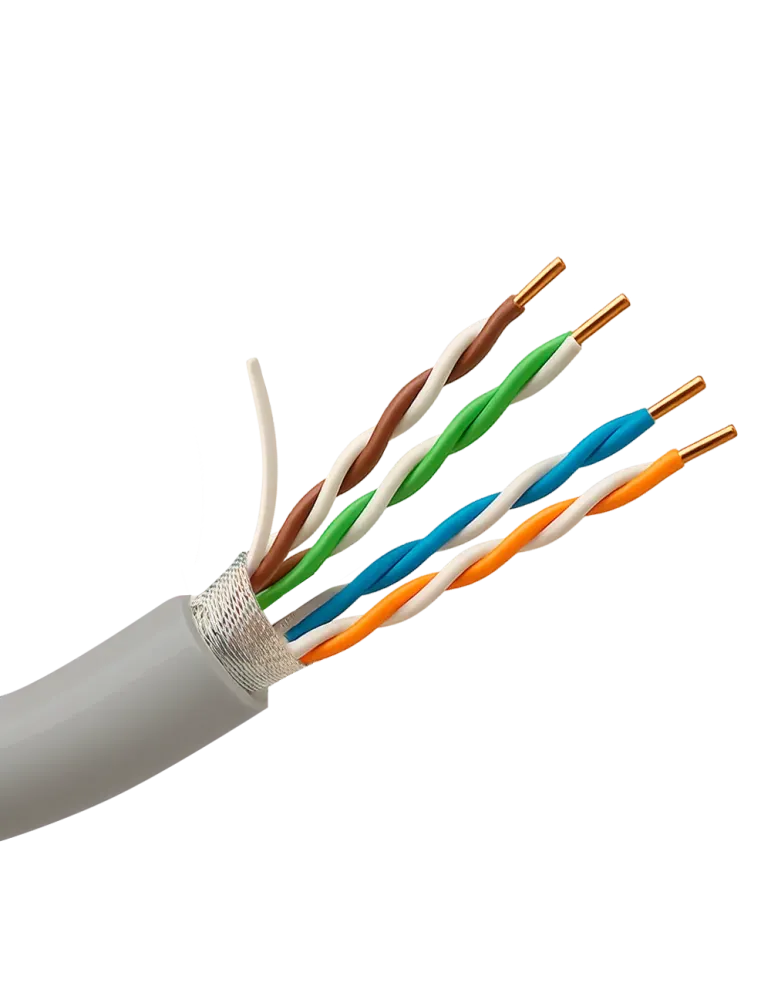 SAFIRE Cable FTP - Categoría 5E - Rollo de 305 metros - Cubierta color