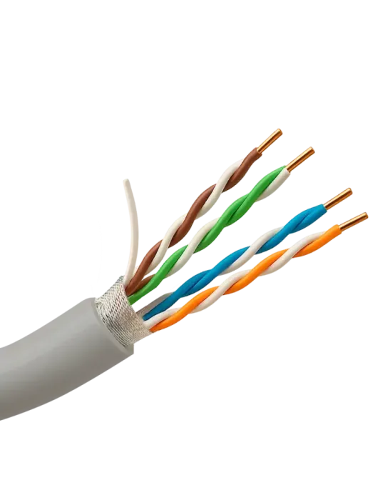 SAFIRE Cable FTP - Categoría 5E - Rollo de 305 metros - Cubierta color