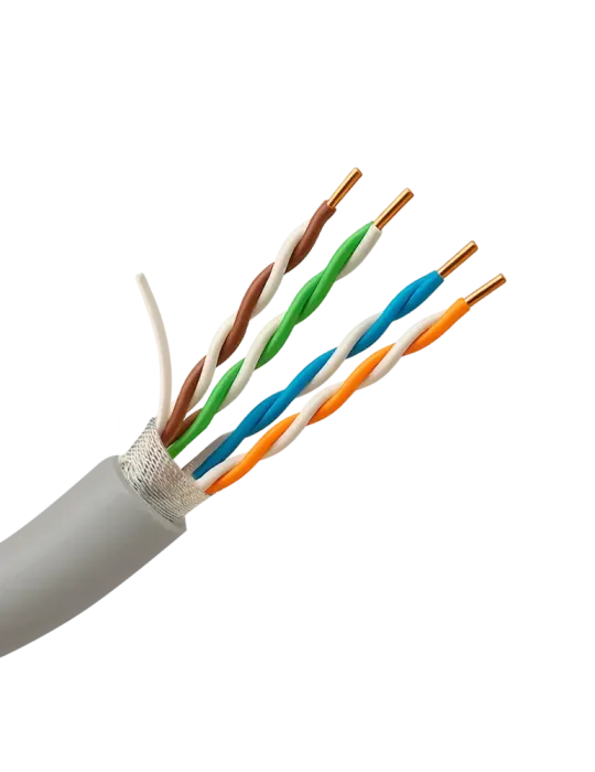 SAFIRE Cable FTP - Categoría 5E - Rollo de 305 metros - Conductor OFC,