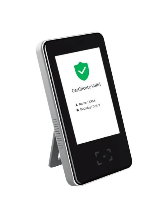 MARCA BLANCA Lector Green Pass QR | Pasaporte COVID EU - Conexión Ethe