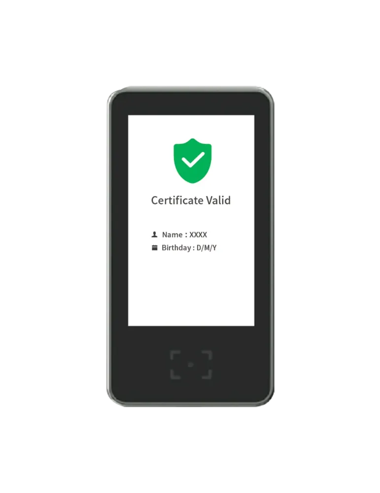 MARCA BLANCA Lector Green Pass QR | Pasaporte COVID EU - Conexión Ethe