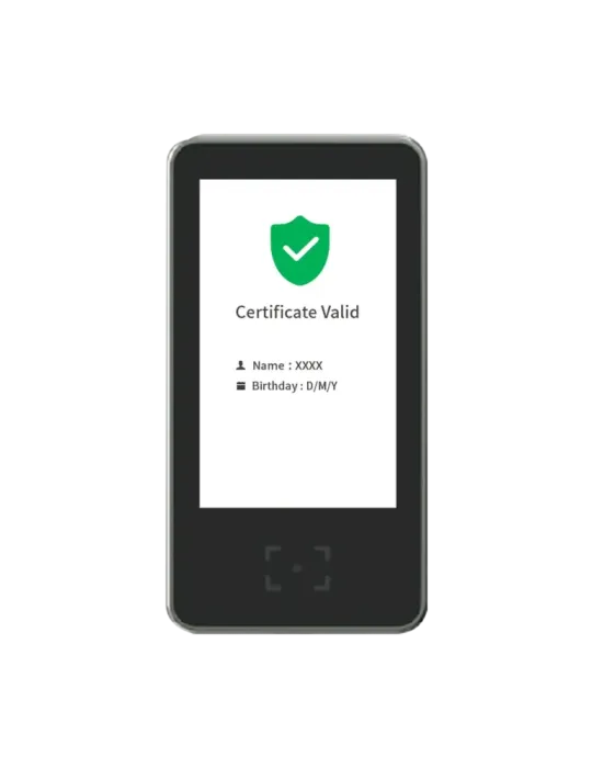 MARCA BLANCA Lector Green Pass QR | Pasaporte COVID EU - Conexión Ethe