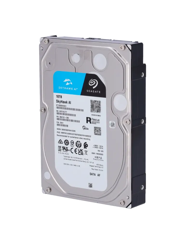 SEAGATE Disco duro Seagate Skyhawk AI - Capacidad 10 TB - Interfaz SAT