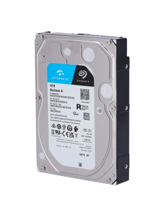SEAGATE Disco duro Seagate Skyhawk AI - Capacidad 10 TB - Interfaz SAT