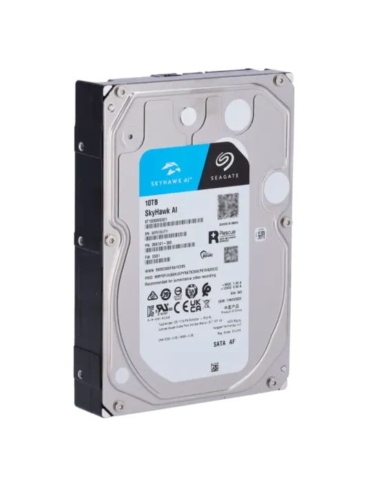 SEAGATE Disco duro Seagate Skyhawk AI - Capacidad 10 TB - Interfaz SAT