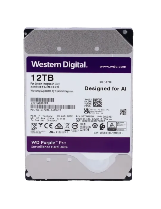 WESTERN DIGITAL Disco duro Western Digital - Capacidad 12 TB - Interfa