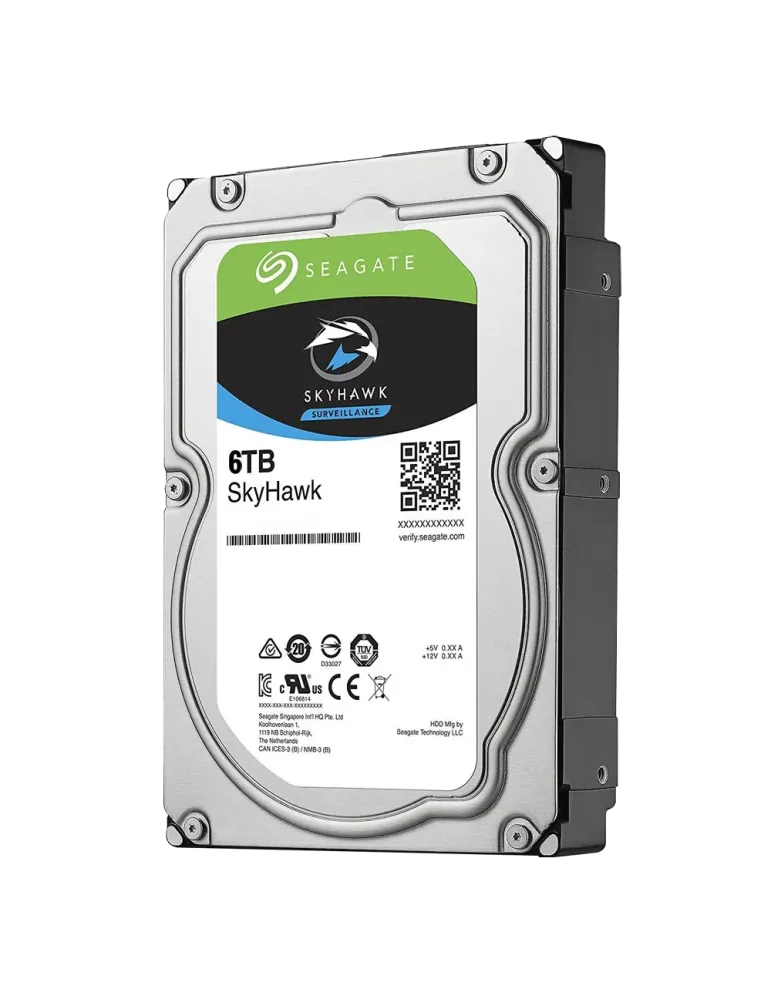 SEAGATE Disco duro Seagate Skyhawk - Capacidad 6 TB - Interfaz SATA 6