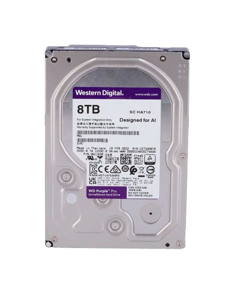 WESTERN DIGITAL Disco duro Western Digital - Capacidad 8 TB - Interfaz