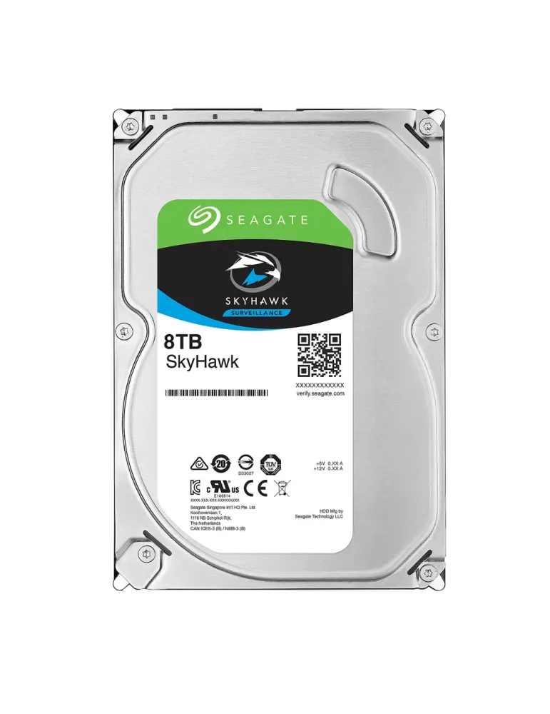 SEAGATE Disco duro Seagate Skyhawk - Capacidad 8 TB - Interfaz SATA 6