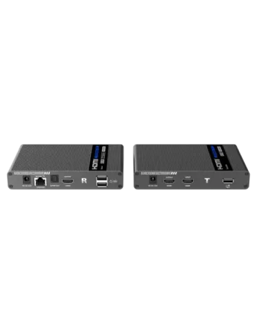 LENKENG Extensor KVM de señal HDMI - Alcance 70 m - Resolución 4K - Pe
