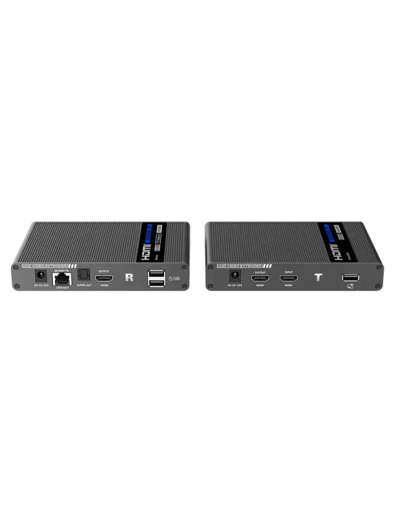LENKENG Extensor KVM de señal HDMI - Alcance 70 m - Resolución 4K - Pe