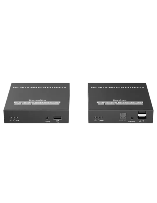 LENKENG Extensor KVM de señal HDMI - Alcance 150 m - Resolución FHD -