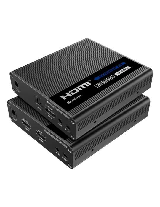 LENKENG Extensor de señal HDMI - Alcance 70 m - Resolución 4K - Permit