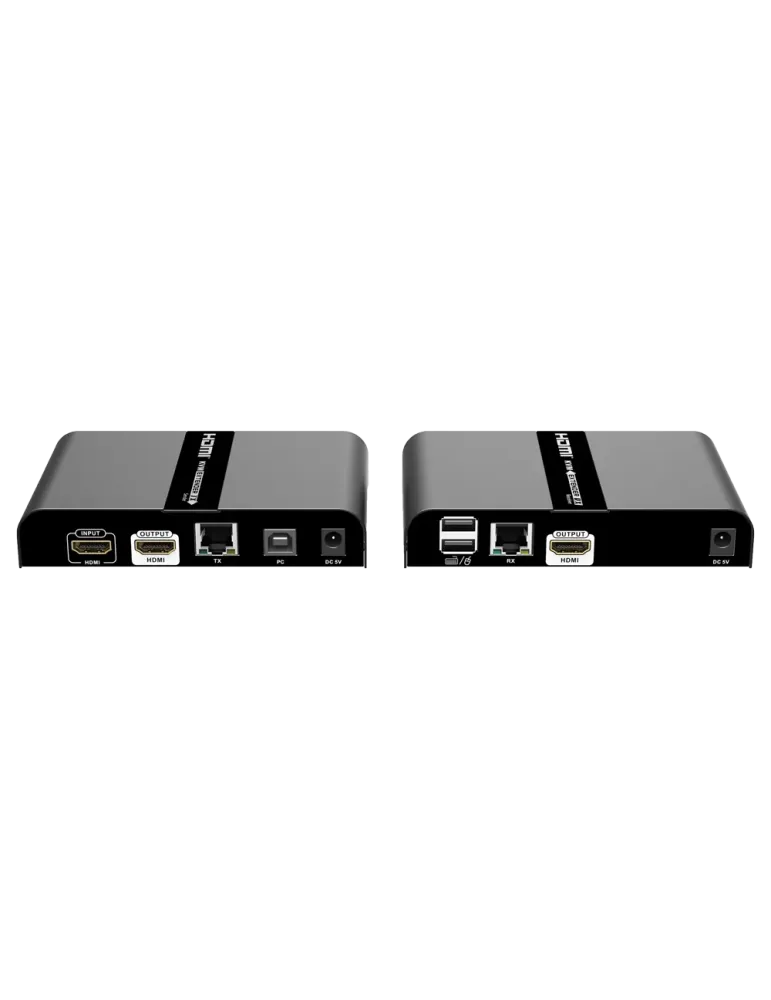LENKENG Extensor KVM de señal HDMI - Alcance 100 m - Resolución 4K - P