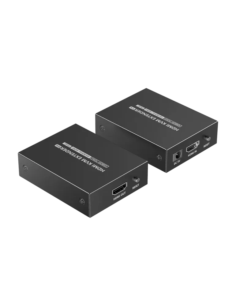 LENKENG Extensor KVM de señal HDMI - Alcance 40 m - Resolución 4K - Pe