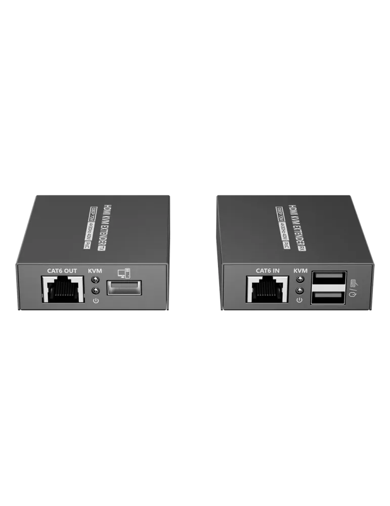LENKENG Extensor KVM de señal HDMI - Alcance 40 m - Resolución 4K - Pe