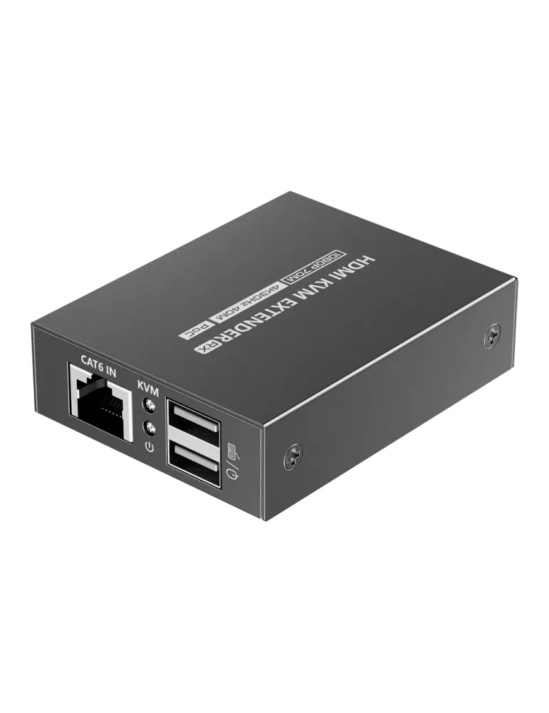 LENKENG Extensor KVM de señal HDMI - Alcance 40 m - Resolución 4K - Pe