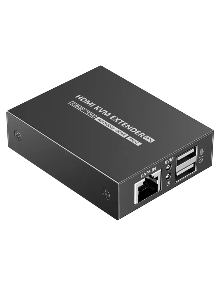 LENKENG Extensor KVM de señal HDMI - Alcance 40 m - Resolución 4K - Pe