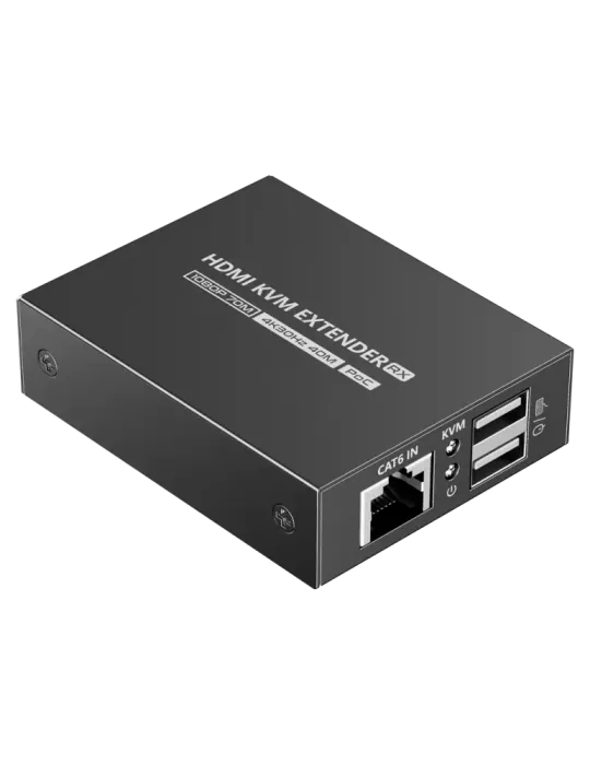 LENKENG Extensor KVM de señal HDMI - Alcance 40 m - Resolución 4K - Pe