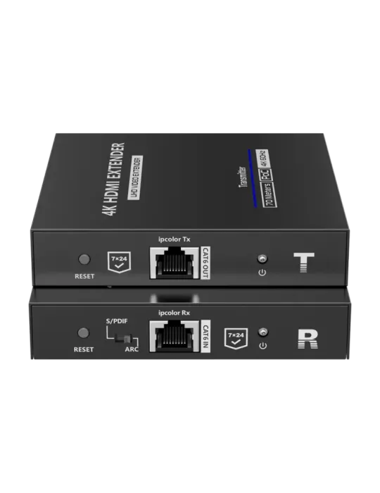 LENKENG Extensor de señal HDMI - Alcance 70 m - Resolución 4K - Permit