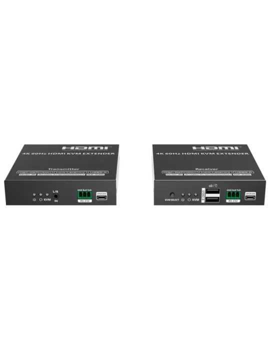 LENKENG Extensor KVM de señal HDMI - Alcance 120 m - Resolución 4K - P