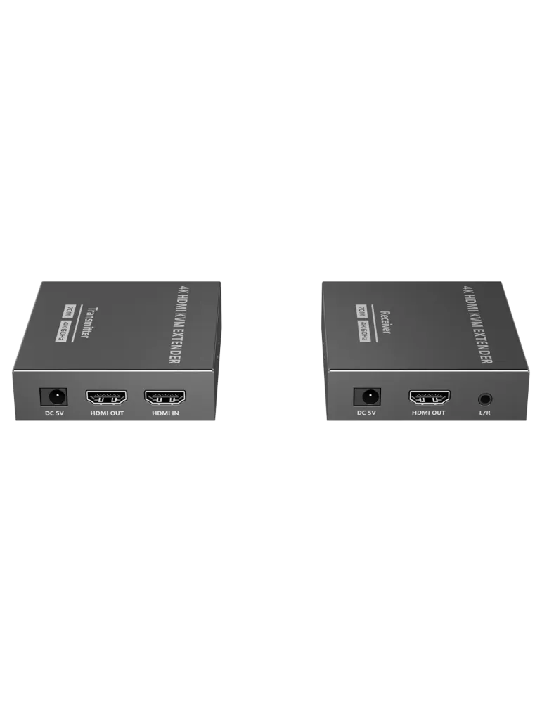 LENKENG Extensor KVM de señal HDMI - Alcance 70 m - Resolución 4K - Pe