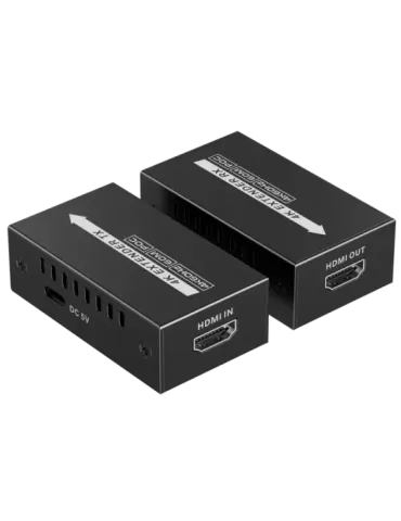 LENKENG Extensor de señal HDMI - Alcance 60 m - Resolución 4K - Permit