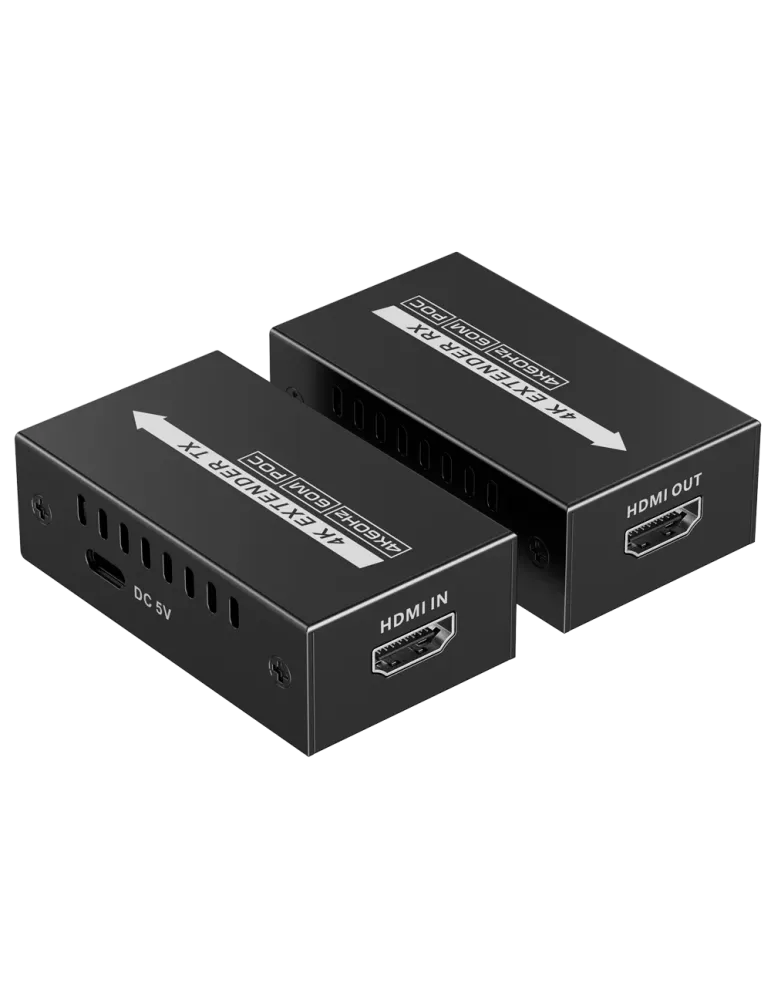 LENKENG Extensor de señal HDMI - Alcance 60 m - Resolución 4K - Permit