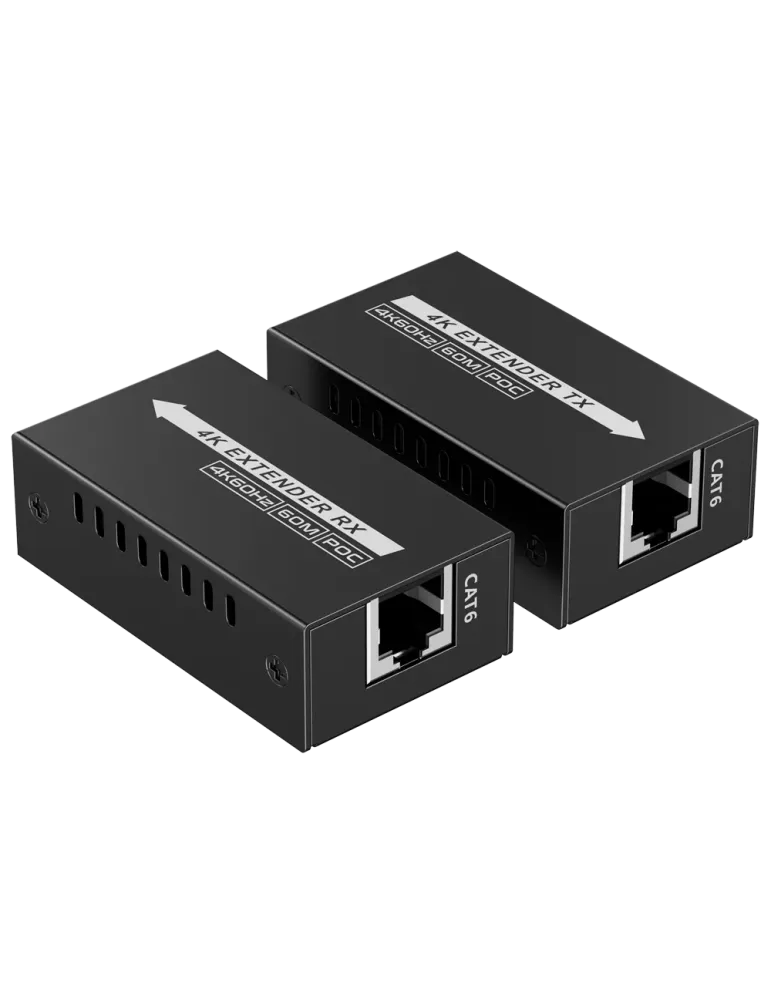 LENKENG Extensor de señal HDMI - Alcance 60 m - Resolución 4K - Permit