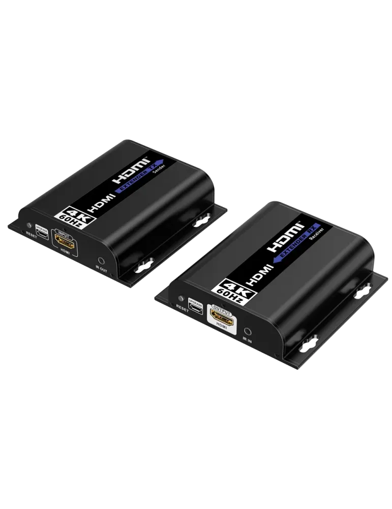 LENKENG Extensor de señal HDMI - Alcance 120 m - Resolución 4K - Permi