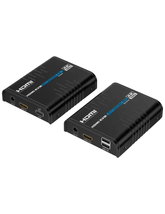 LENKENG Extensor KVM de señal HDMI - Alcance 120 m - Resolución 4K - P