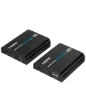 LENKENG Extensor KVM de señal HDMI - Alcance 120 m - Resolución 4K - P