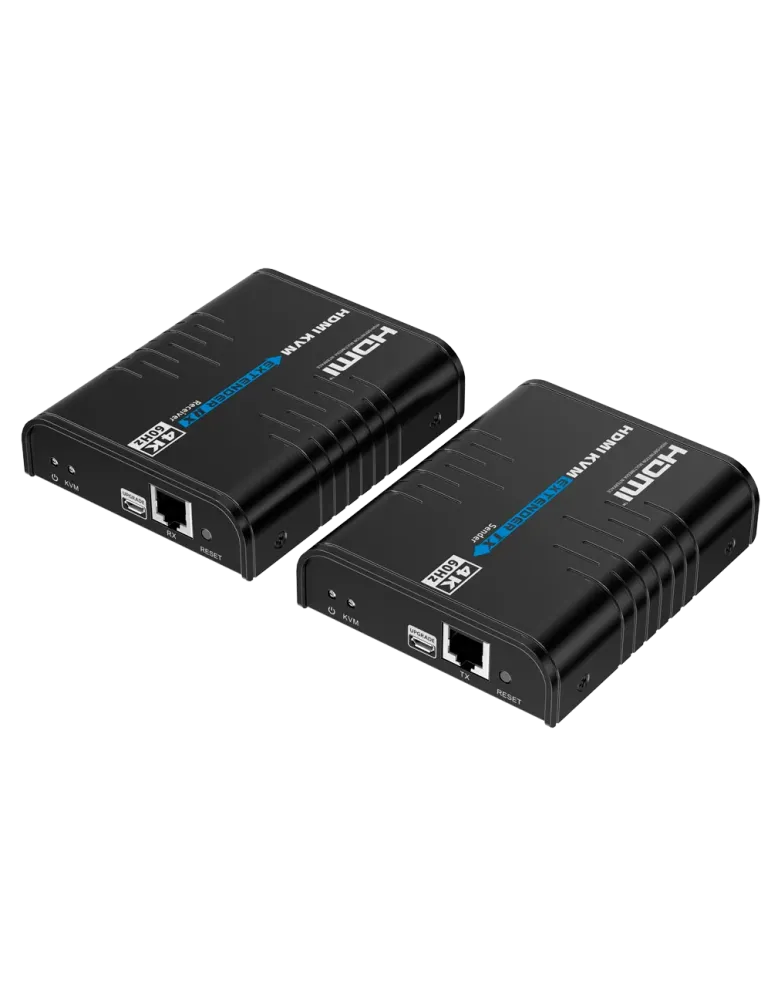 LENKENG Extensor KVM de señal HDMI - Alcance 120 m - Resolución 4K - P