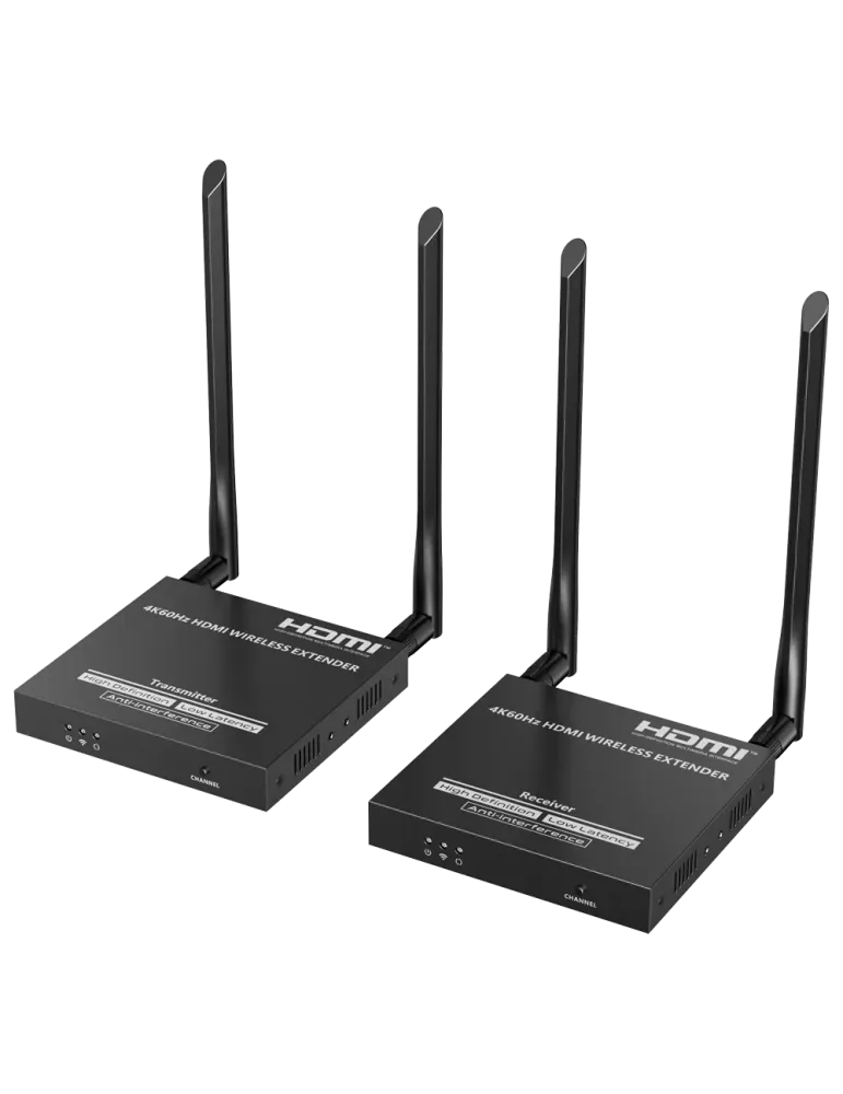 LENKENG Extensor inalámbrico de señal HDMI - Alcance 50 m - Resolución