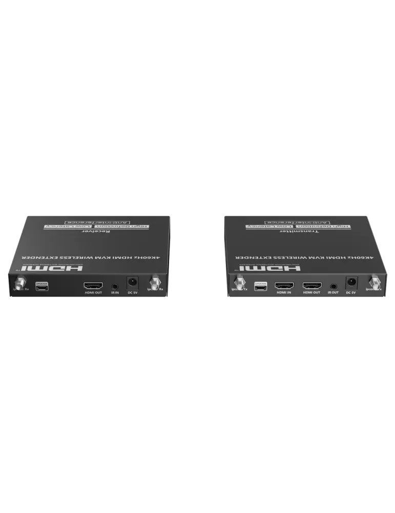 LENKENG Extensor KVM inalámbrico - Alcance 50 m - Resolución 4K - Perm