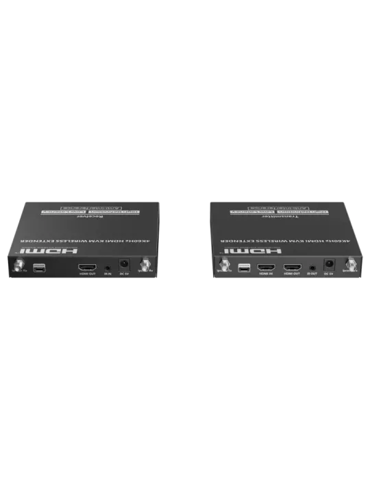 LENKENG Extensor KVM inalámbrico - Alcance 50 m - Resolución 4K - Perm