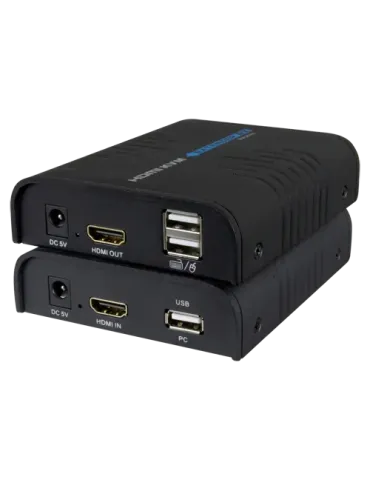 LENKENG Extensor KVM de señal HDMI - Alcance 120 m - Resolución FHD -