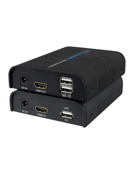 LENKENG Extensor KVM de señal HDMI - Alcance 120 m - Resolución FHD -