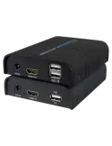 LENKENG Extensor KVM de señal HDMI - Alcance 120 m - Resolución FHD -