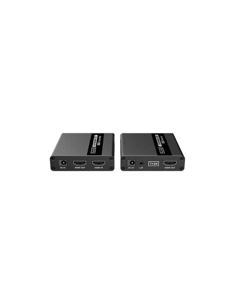 LENKENG Extensor KVM de señal HDMI - Alcance 40 m - Resolución 4K - Pe