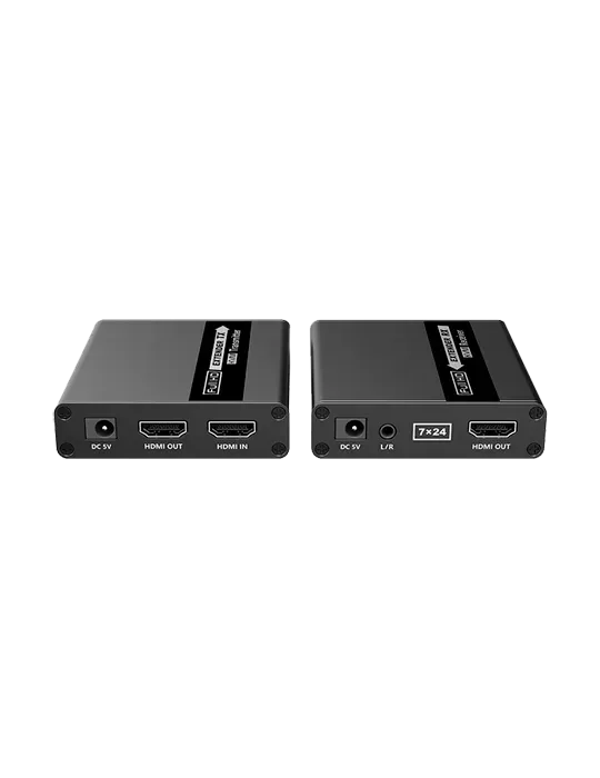 LENKENG Extensor KVM de señal HDMI - Alcance 40 m - Resolución 4K - Pe